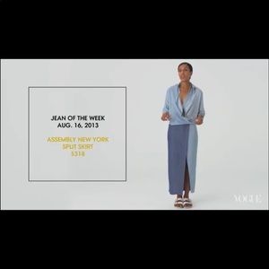 Assembly New York split skirt